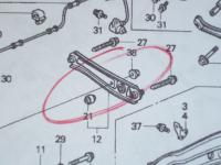 HÁTSÓ KERESZT LENGŐKAR SZILENT 1996-2001 IG, LENGÉSCSILLAPÍTÓ SZILENT 1988-1989 IG