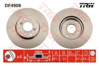 ELSŐ FÉKTÁRCSA DF4908